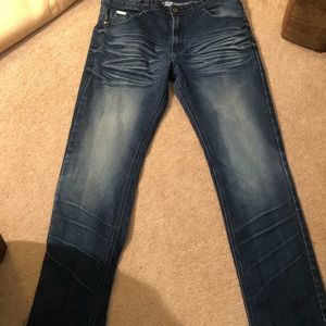 Mens parish nation jeans health wrath & wisdom size 36 X 34